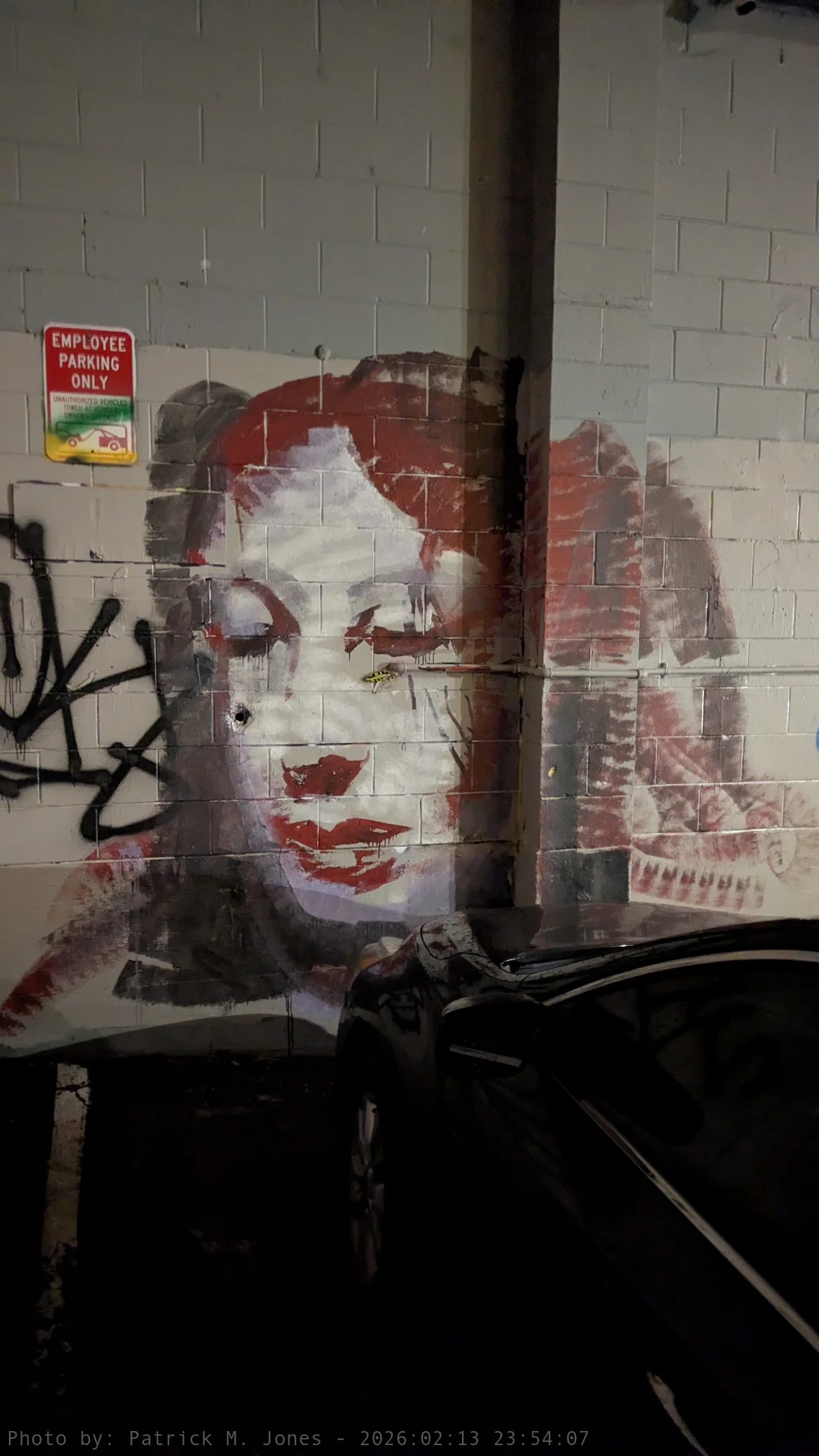 Face behind Cafe on the Ave